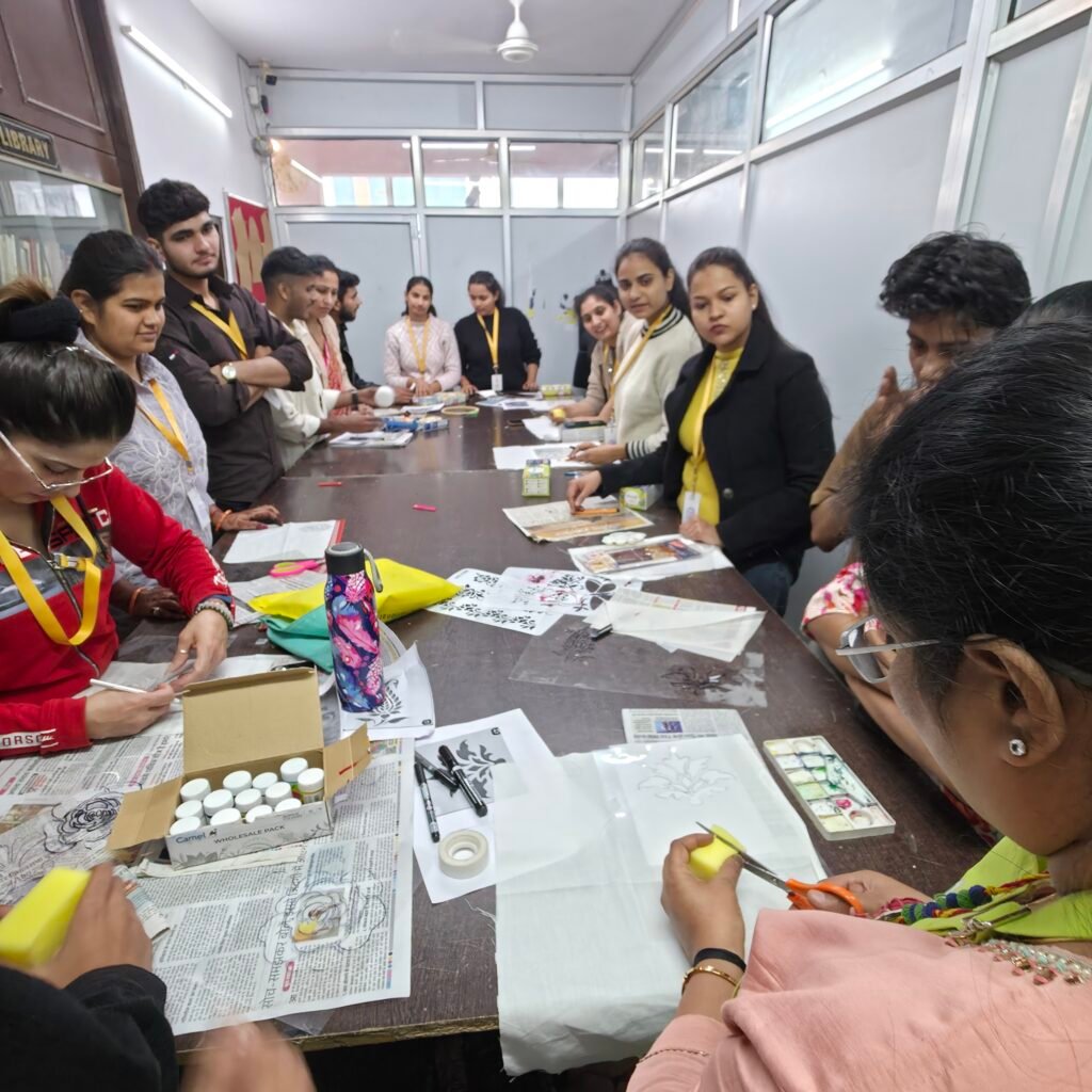 Sustainable fashion design principles — zero-waste cutting, natural dye, circular design