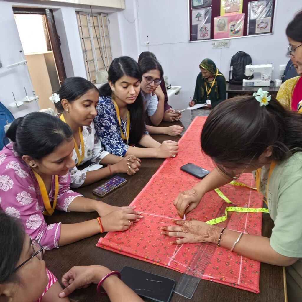 Garments constructed by students during the 1-year Fashion Designing programme at LIPS